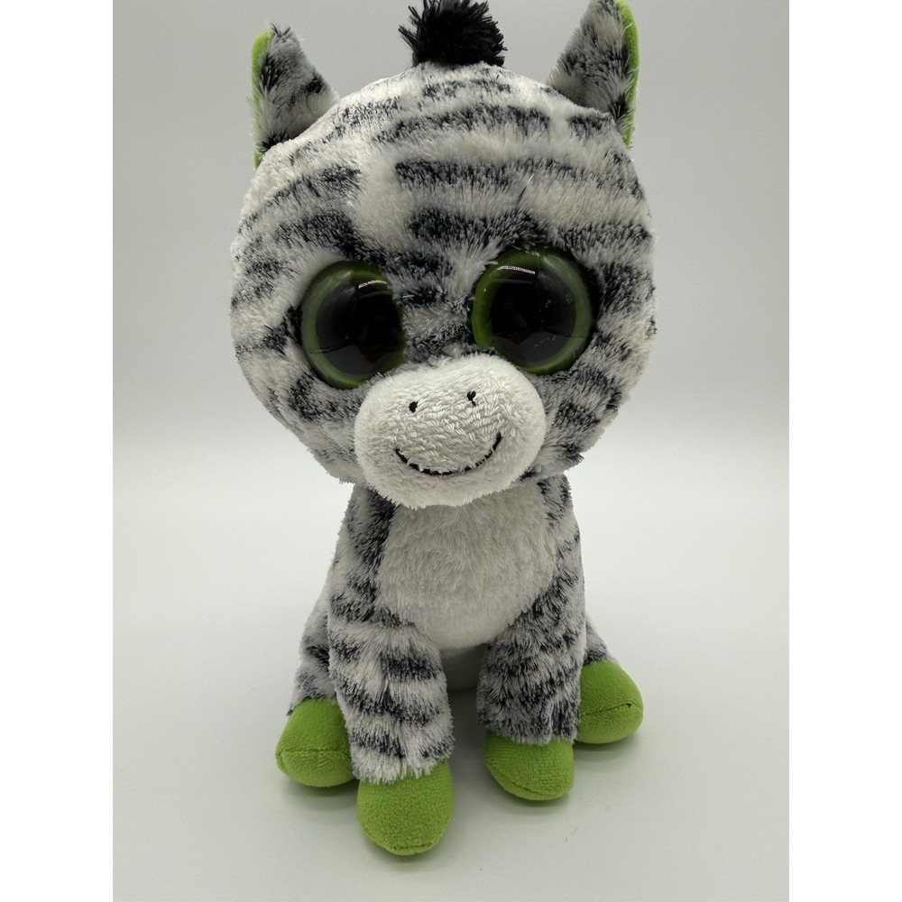 Ty Beanie Babies Zig-Zag 2011 Zebra Plush Stuffed Animal